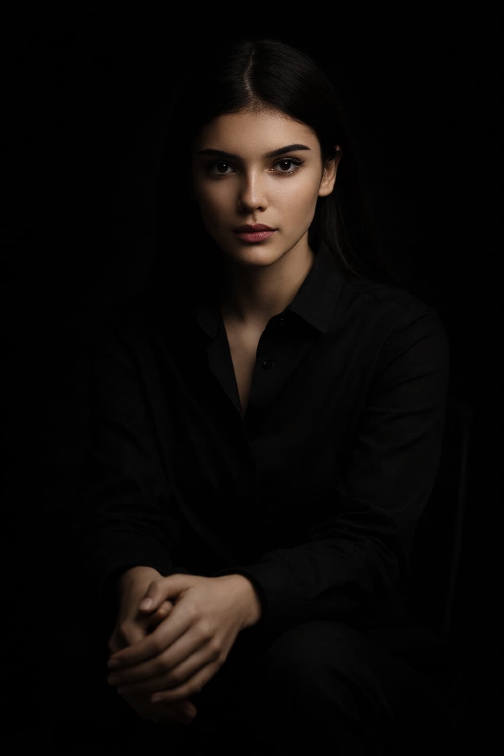 Минималистичный портрет